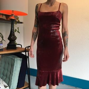 Bebe Faux Snakeskin Pattern Dress